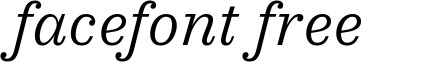 CoFoRobert-RegularItalic