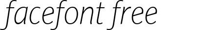 PFAdamantSansPro-ThinItalic