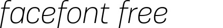 PFEncoreSansPro-ThinItalic