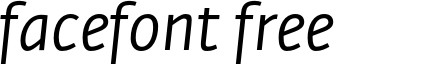 FedraSansStd-BookItalic