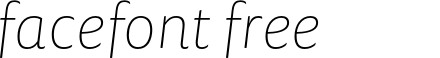 TisaSansOT-ThinItalic