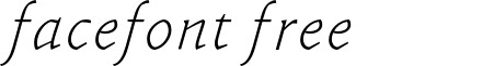 AbsaraTF-ThinItalic