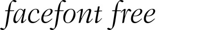 FairfieldLTStd-LightItalic