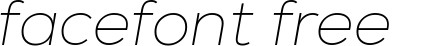 Nexa Thin Italic Italic